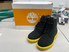 Timberland Heritage 6" Waterproof Boots - Women's US 6.5 - Black / Yellow