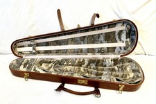 Bellissima vecchia cassa per violino in pelle violino violin violon case leather
