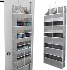 Over Door Yarn Storage Organizer 8 Compartments 10 Mesh Pockets 44 lb Limit