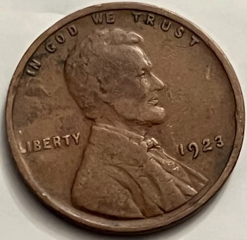 1923 P Lincoln Wheat Cent Penny VG BN Philadelphia Mint BN300