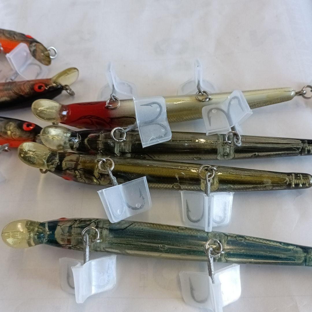 Old Heaton Bowmar Long A 16A Lure Set of 8, Used, JB/Jerkbait - Image 12