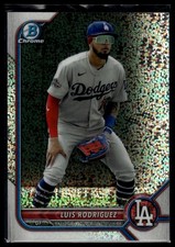 2022 Bowman #BCP-47 Luis Rodriguez Chrome Prospects Speckle Refractors #/299