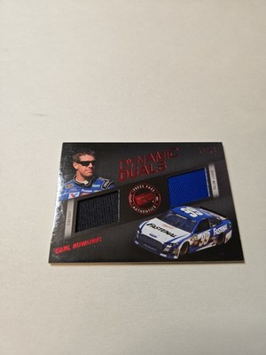 2013 Press Pass Redline Carl Edwards #DD-CE Dynamic Duals Red /75