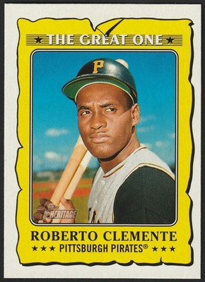 Roberto Clemente 2021 Topps Heritage The Great One #GO-23 Pittsburgh Pirates  