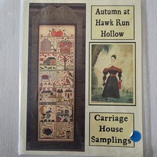 AUTUMN AT HAWK RUN HOLLOW by Carriage House Samplings Cross Stitch Chart