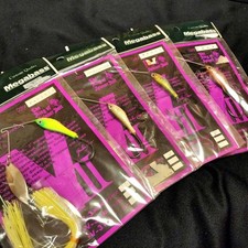 Megabass V-3 Spinnerbait, Brand New, Unused, Set of 4