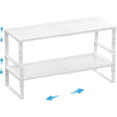 Wobmmi Expandableadjustable Stackable Spice Rack Cabinet Kitchen Countertop