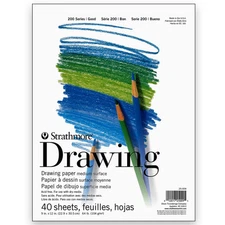 Strathmore 200 Series 9x12 Multi Colored Drawing Pad for Sketching and Art