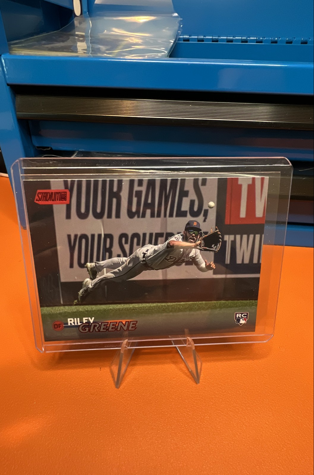 2023 Topps Stadium Club - Riley Greene #3 Red Foil (RC)