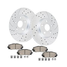 When Is It Time to Replace Brake Rotors? 7 Front Brake Kit Drilled and Slotted Disc Brake Rotors Ceramic Brake Pads for ...