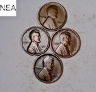 1909 VDB+1915+1918-D+1931 Lincoln Wheat Cent Penny Set/Lot ~ VG-VF ~ ZWL20