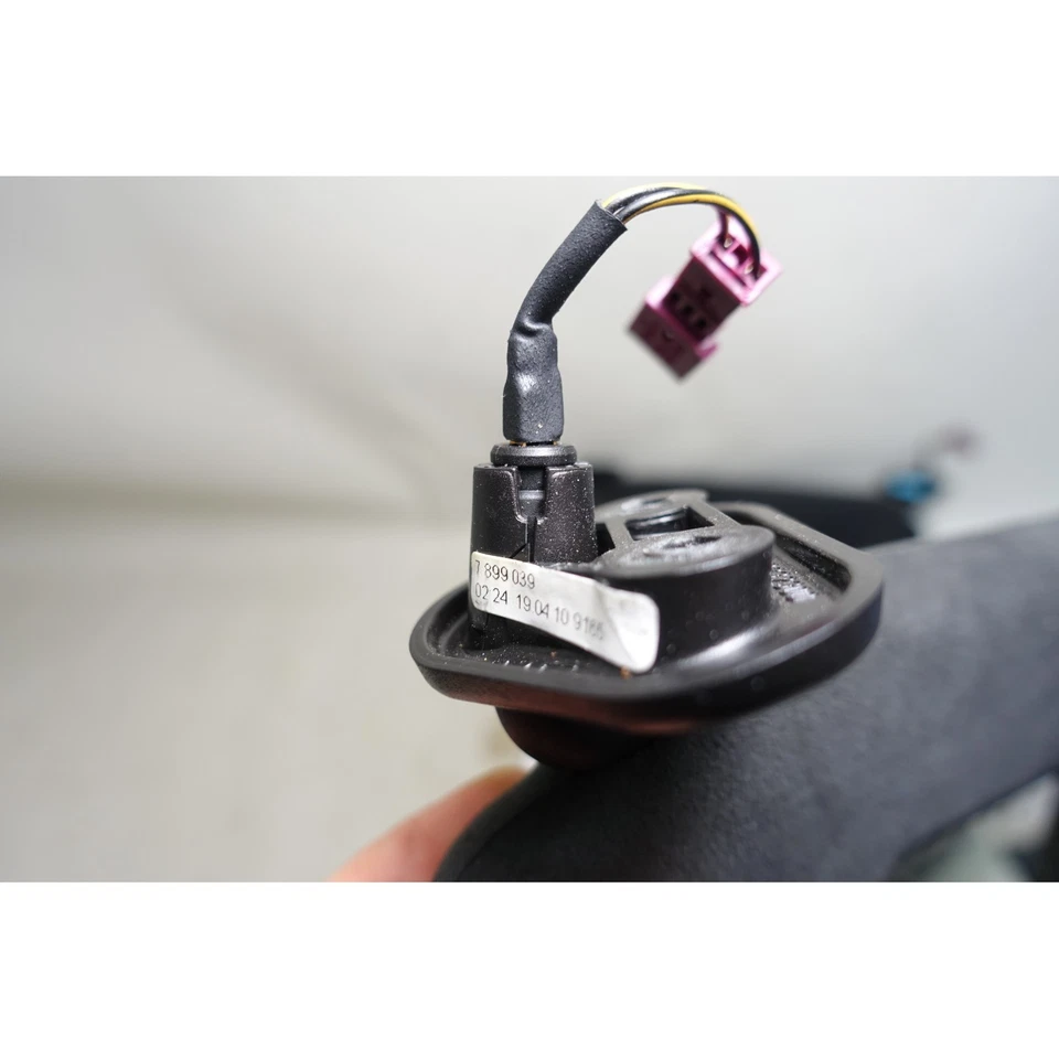 Par de parasol Alcantara negro OEM BMW E63 650i M6 2006-2010 cupé dañado fabricante de equipos originales Foto 4 de 4