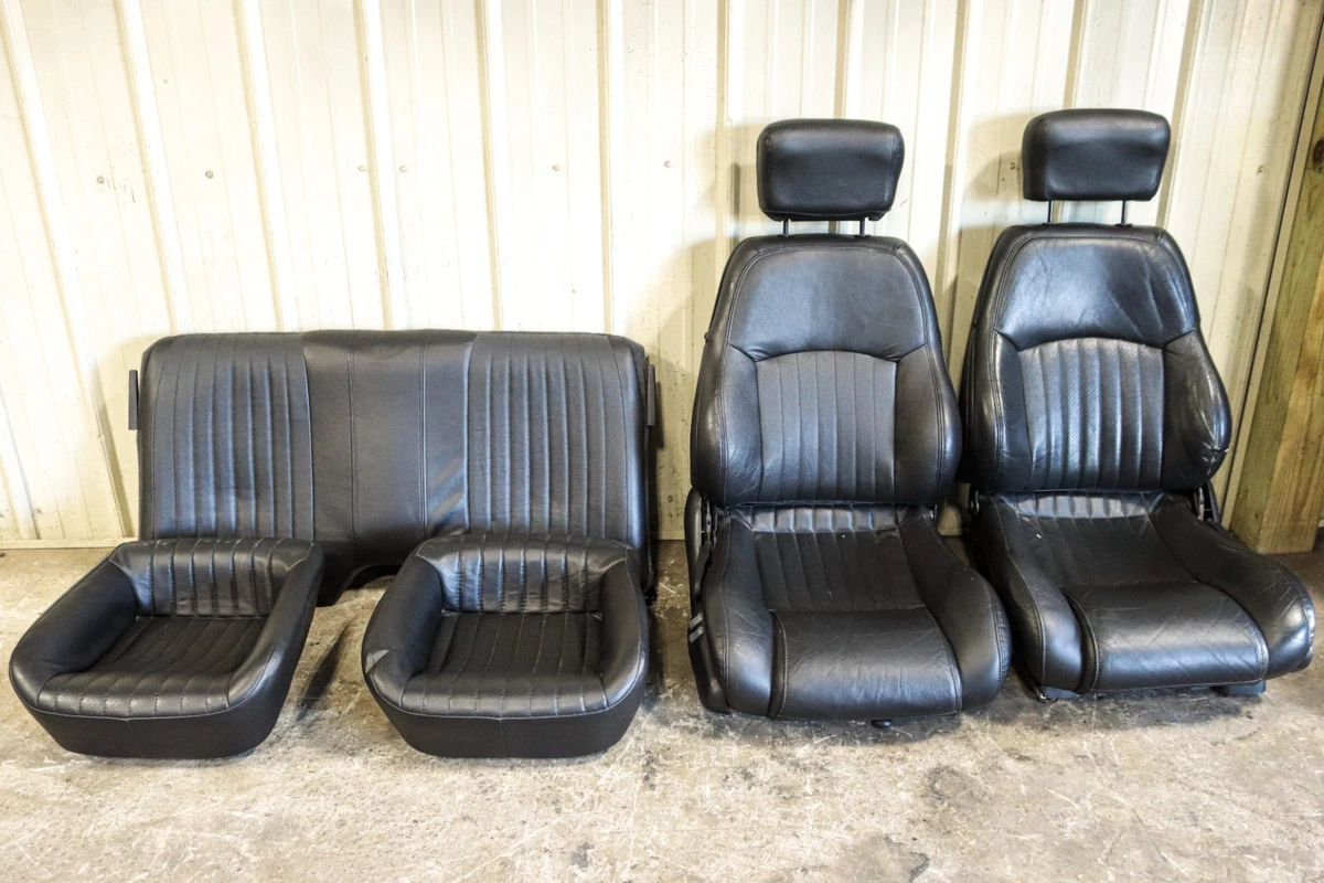 OER Black Bucket Seat Back Panel Set – Fits 1967-1970 Pontiac Firebird & Chevy Camaro (Rigid ABS)