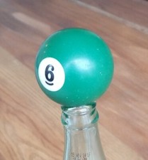 Pool Billiard Ball 6 Solid Vintage Replacement 2 1/4"