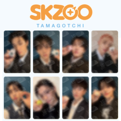 SKZOO Tamagotchi & メンバー写真カードセット STRAY KIDS SKZOO TAMAGOTCHI Official Photocard Complete set