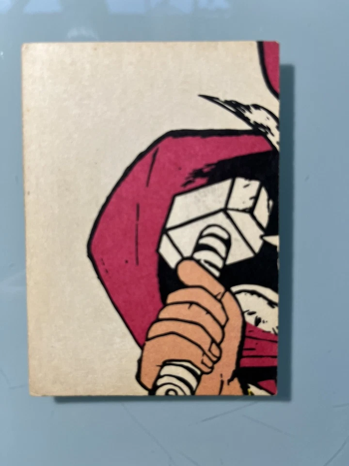 1966 Donruss Marvel Super Hero # 1 Captain America Rookie Card - Image 2 of 2