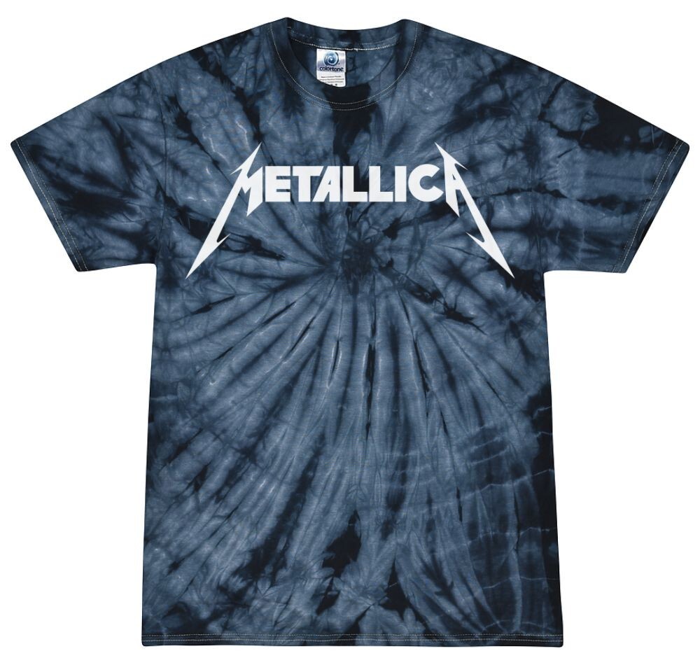 Metallica Band T-Shirt - Clothing In Black Tie Dye Tee