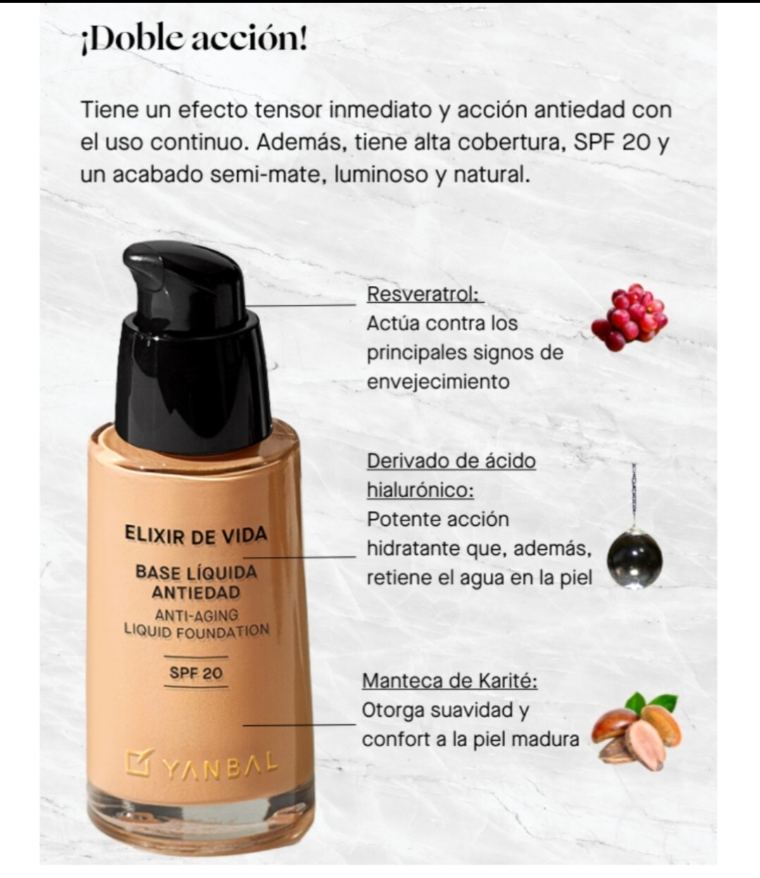 maquillaje Antiedad Yanbal