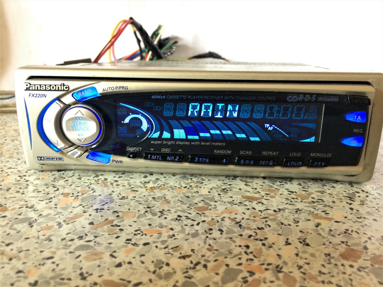 Panasonicインダッシュ1din×2 Panasonic Cq-dfx683n Cqdfx683n Original Car Radio Faceplate Head