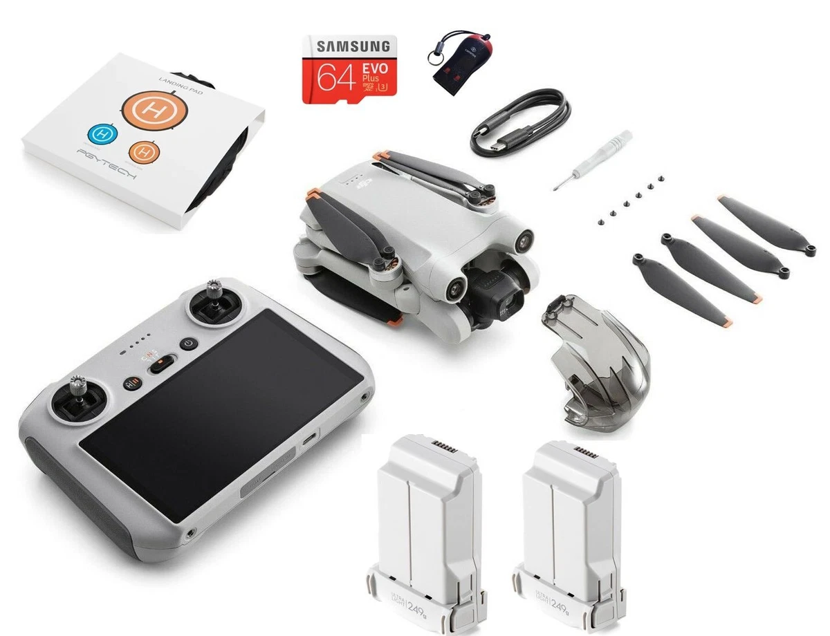 DJI Mini 2 Fly More Combo + 64GB Card + BackPack + Landing Pad + More