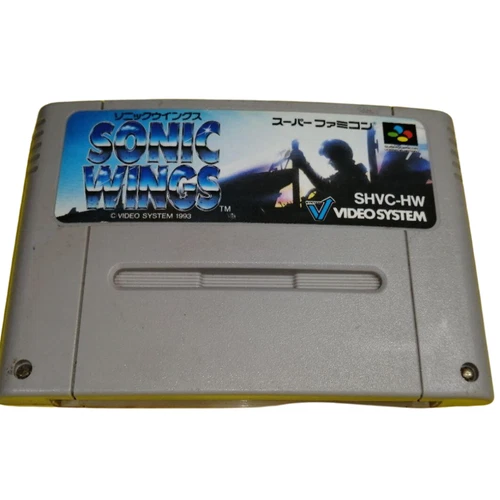 Sonic Wings Nintendo Super Famicom Sfc Snes Aero Fighters Japan USED