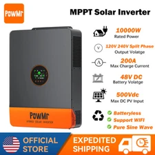 3000W 5000W 10000W Solar Hybrid Inverter Off Grid 110V 220V 208V MPPT Controller