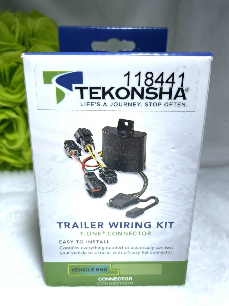 T-One T-Connector Harness, 4-Way Flat, Compatible with Honda