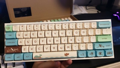 Animal Crossing XDA Height Keycaps PBT 134 Key Caps For Cherry MX