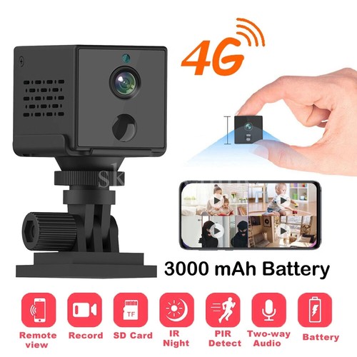 5MP 4G SIM Kard /2,4GHz WLAN Überwachungskamera 3000mAh Akku Mini Kamera mit PIR - Picture 2 of 26