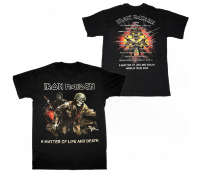 Iron Maiden A Matter Of Life And Death World Tour 2006 Event T-Shirt