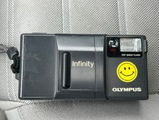 Olympus Infinity AF-1 35mm 2.8 Zuiko Point Shoot Film Camera Untested NORETURNS