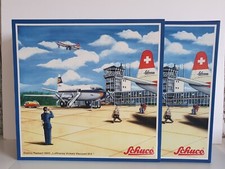 Schuco Elektro Radiant 5600 Lufthansa Vickers Viscount 814 Blechspielzeug OVP 