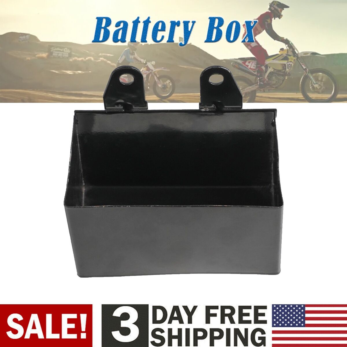 Small Battery Box Case Holder Storage For 12V YTX4L-BS Battery Motorcycle  Taotao