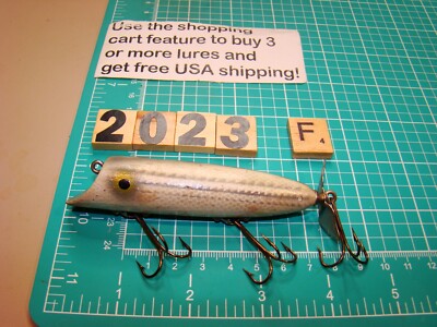 V2023 F GILMORE HOODLER WOODEN FISHING LURE | eBay