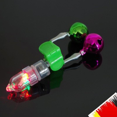 LED Carp Night Fishing Rod Tip Light Smart Sensor Pole Flash Bite Alarm Lamp