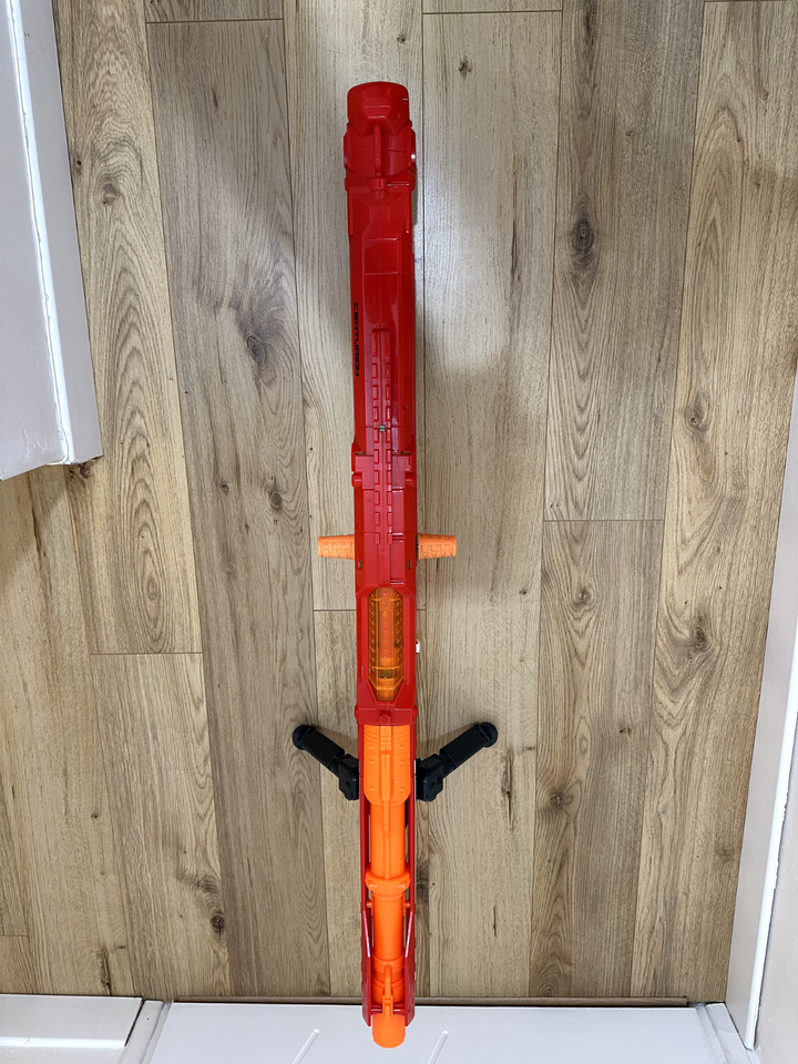 NERF N-Strike Elite CENTURION Mega Series Red Orange Sniper Rifle Dart Blaster