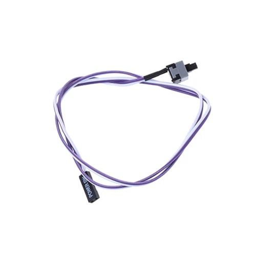 2 Pin SW PC Power Cable On/Off Push Button Computer Switch Wire 0.48m 1 Pack
