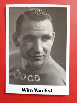 CYCLING cycling card WIM VAN EST team JOCO