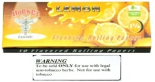 Lemon Juicy Flavored 1 1/4 Rolling Papers by Hornet 50Lvs USA Shipped