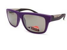 Bolle Clint Sonnenbrille Matt Lila Schwarz Mit TNS Gun CAT.3 Gläsern 11920