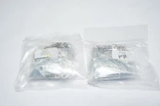 Lot of 200 One-Hole 1" Chrome D-Ring Frame Picture Mirror Strap Hangers W/Screws