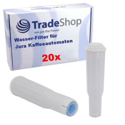 20x Wasser-Filter für Jura Impressa Z5, Z5 2@1, Z9, J5, C5, S7, S9 Filterpatrone