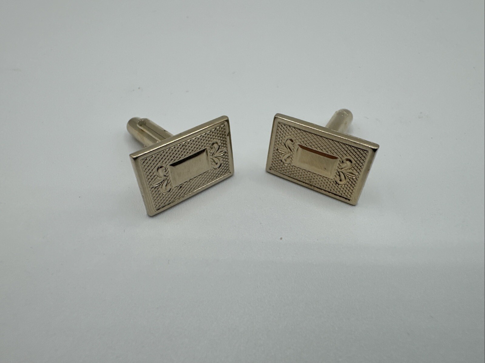 Vintage Rectangular Cuff Link Set - image 4