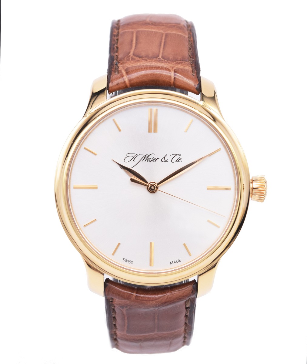 H. Moser & Cie Endeavor 18k Rose Gold Watch 1343-0100 for sale
