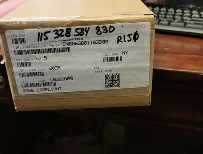 FACTORY SEALED MPU RISC 64-Bit 2.5GHz 1284-Pin FCBGA   CN8063801193902 S R1J0