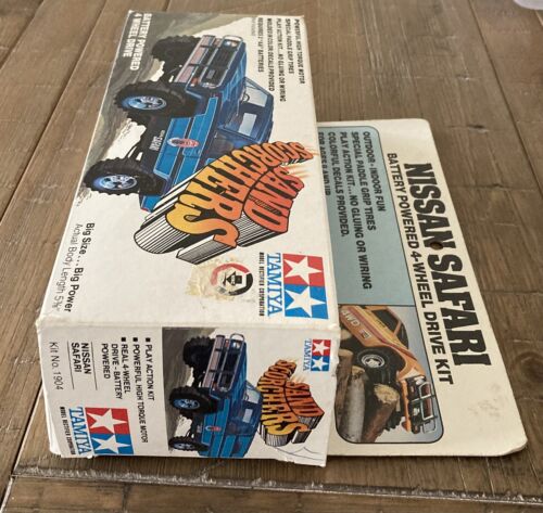 Tamiya Sand Scorchers Nissan Safari 4 Wheel Drive Kit Sealed Contents Complete - Picture 3 of 12
