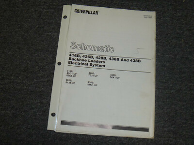 CAT Caterpillar 436B Backhoe Loader Electrical Wiring Diagram Schematic