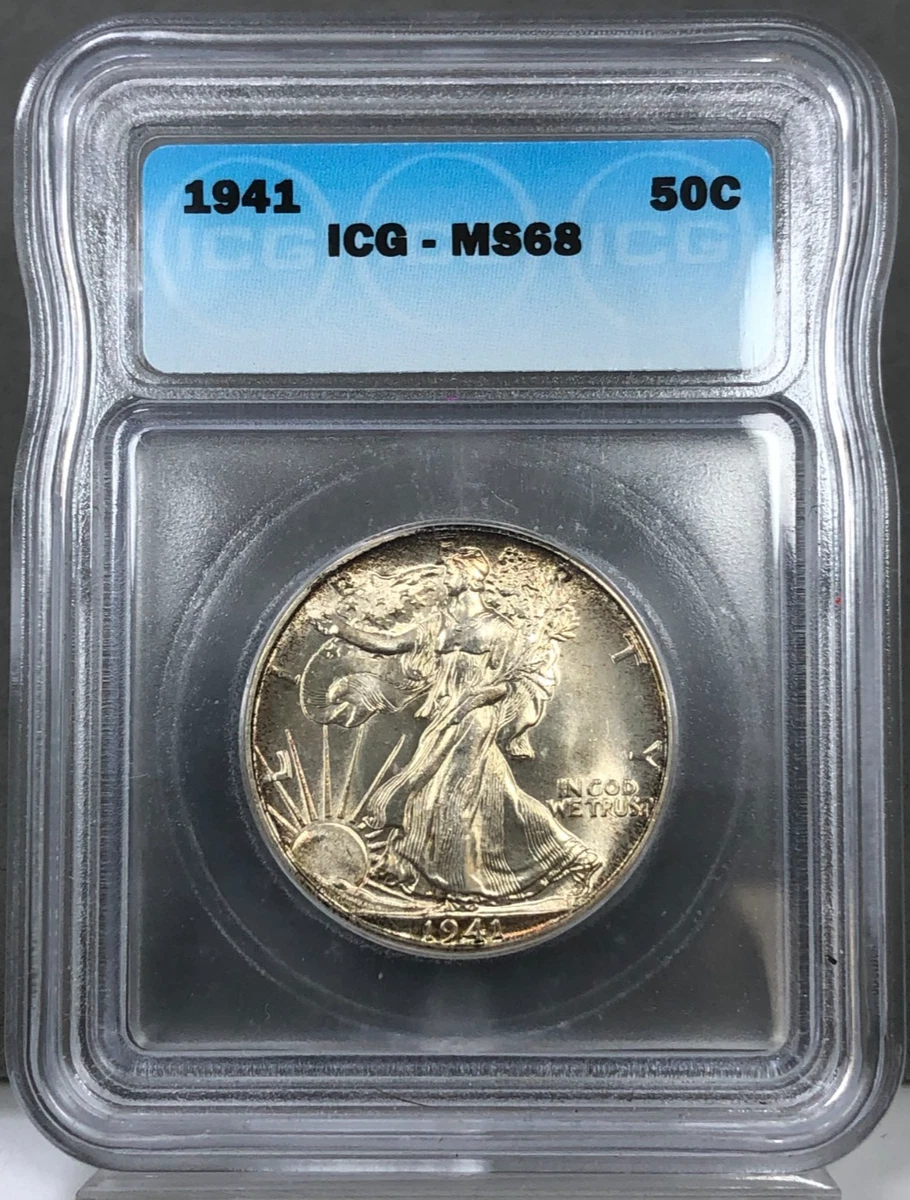 MS 68 Graded Liberty Walking Half Dollars (1916-1947) for sale | eBay