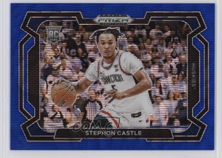 2024 Panini Prizm Draft Picks Blue Wave Variations /249 Stephon Castle #17 4jk