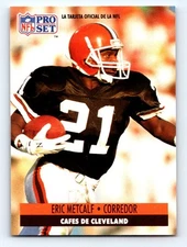 1991 Pro Set Spanish #42 Eric Metcalf Fresh Break EX-EXMINT